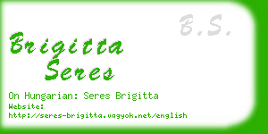 brigitta seres business card